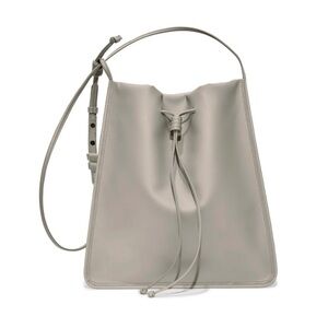 NEW with tag Von Holzhausen the sac bag purse vegan leather bamboo in stone gray